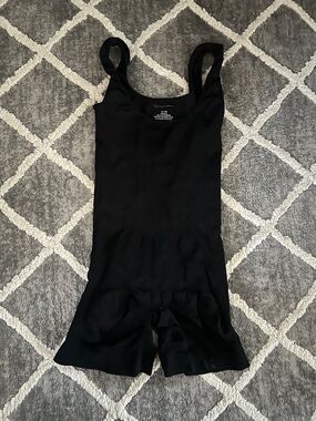 Black One-Piece Sleeveless Romper